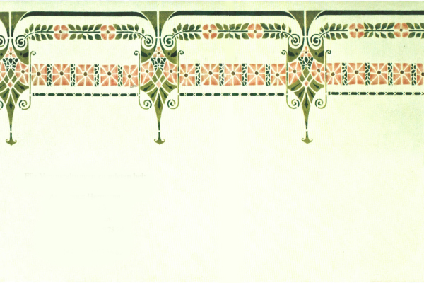 Historischer Saal Mertloch - Siebenschlägige Schablonierungen